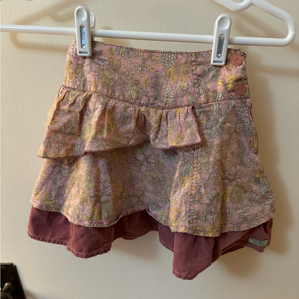 From France- Asymmetric kids skirt